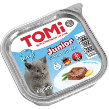 Tomi Yavru Kedi Kümes Hayvanlı Yaş Mama 100 GR | SRC: Barcode: 4003024320037